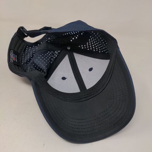 Cap America Men's Strapback Mesh Back Hat Blue Embroidered Superior Logo - Picture 6 of 7